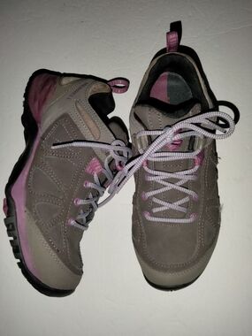 Merrell (Size 8) Brown & Purple Lace Up Performance Footwear Hiking Shoes